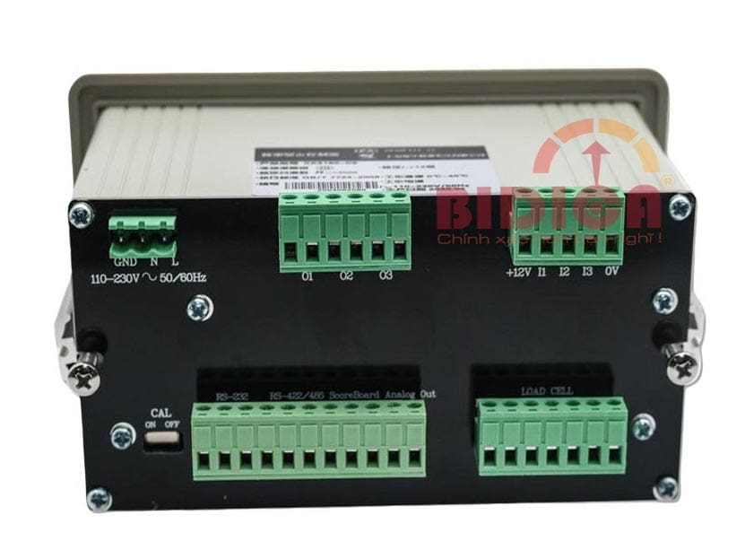 Mặt sau bộ chỉ thị XK3190-C8+