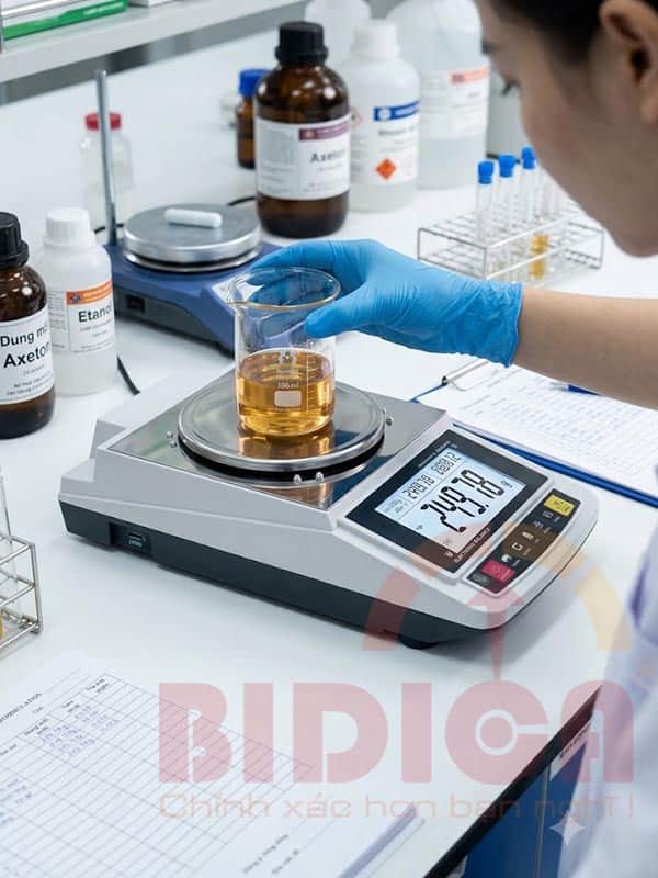 Cân điện tử 2 số lẻ BDC-IBS-2202B 2200g 0.001g - Cảm biến từ