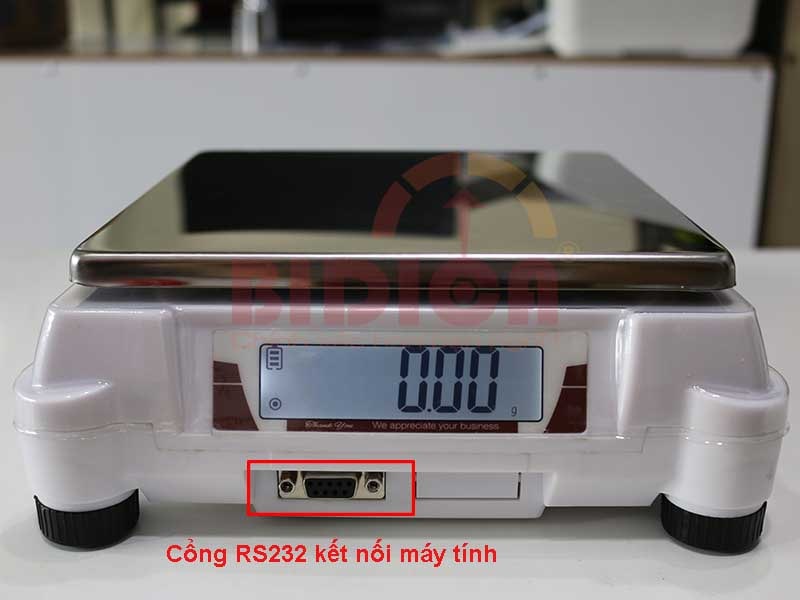 Mặt sau cân điện tử AJ 