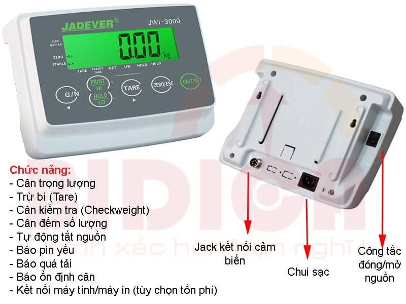 Đầu cân điện tử JWI-3000