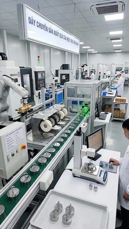 Hệ thống kiểm tra quả cân M1 có móc treo