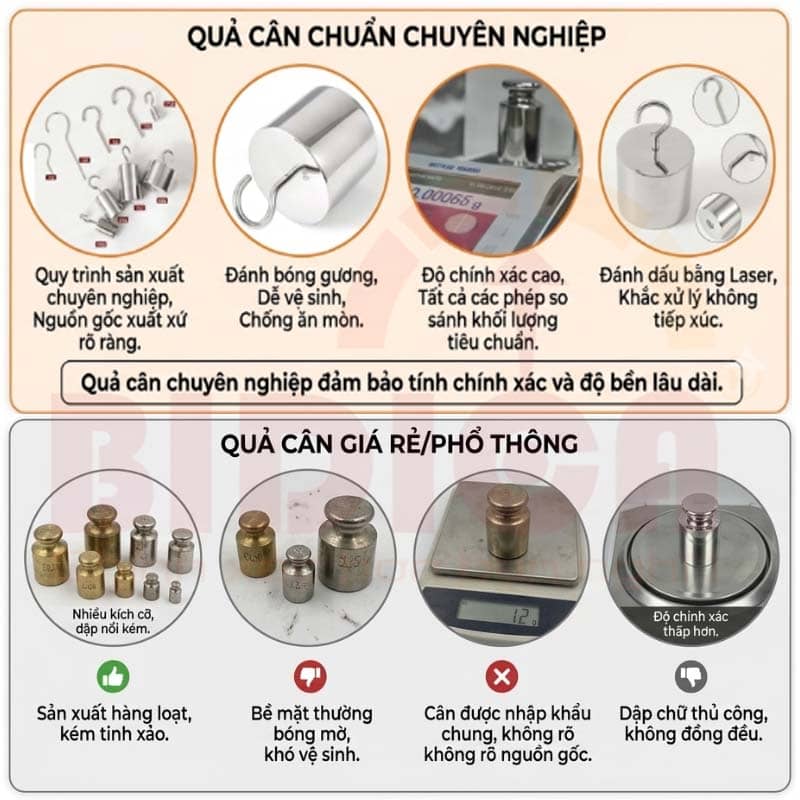 Quả cân móc treo chuẩn M1